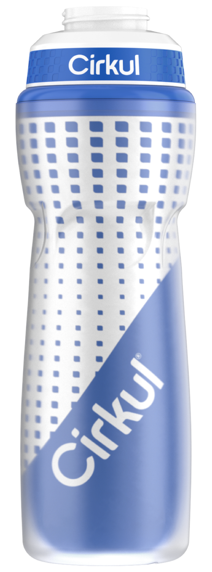 22oz. Insulated Squeeze Plastic Bottle & Sport Lid D9LY2T